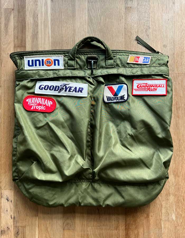 The Cannonball Run Vintage Helmet Bag - ANGRY LANE