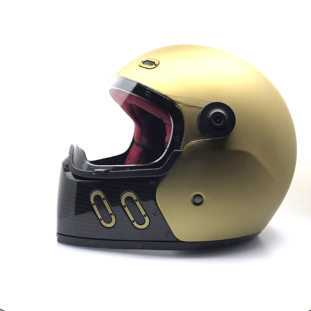 Qwart - Phoenix Custom Matte Magnesium Glossy Carbon Mask - ANGRY LANE