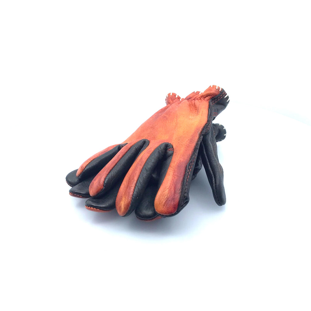 MotoStuka Leather Gloves - Akuma - ANGRY LANE