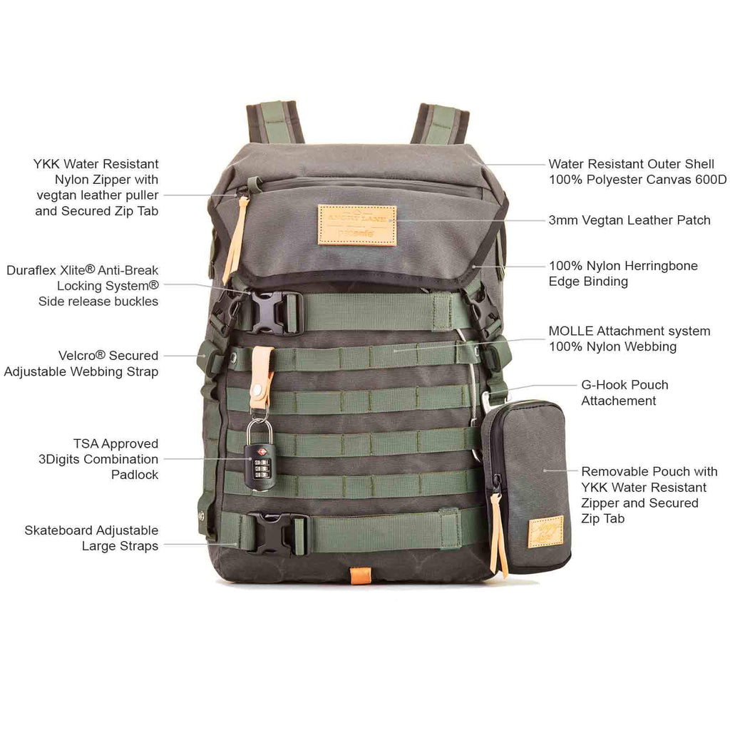 The Black Rider Daypack - ANGRY LANE