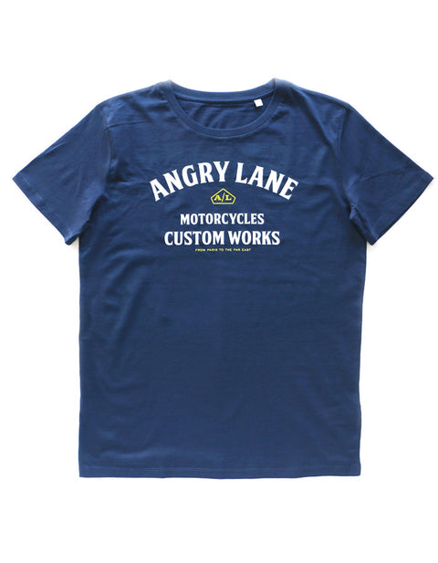 Custom Works Navy T-shirt - ANGRY LANE