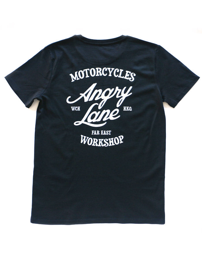 Crew Black T-shirt - ANGRY LANE