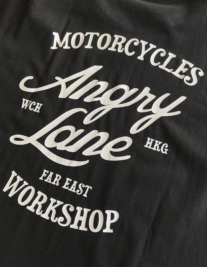 Crew Black T-shirt - ANGRY LANE