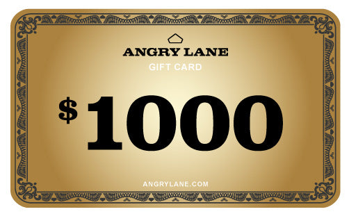 Digital Gift Card - ANGRY LANE
