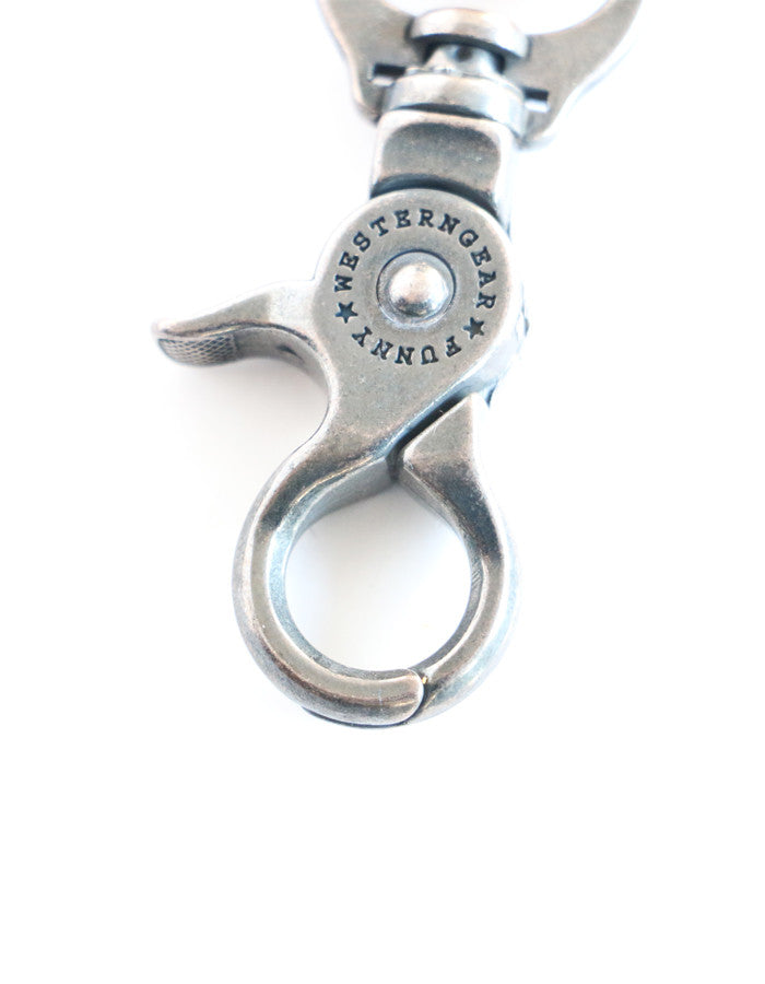 Snap claw leather keychain - ANGRY LANE