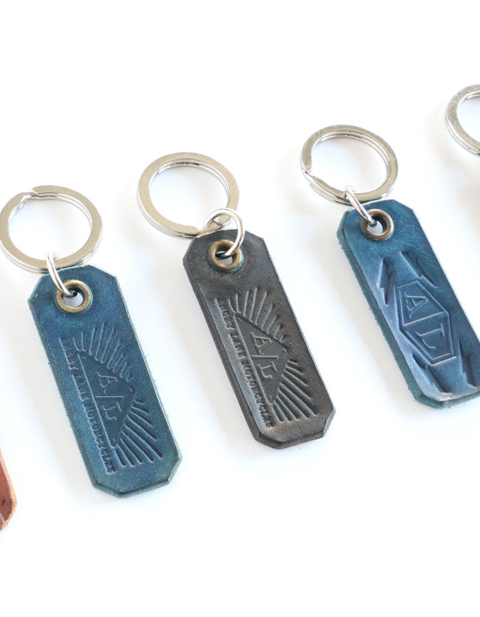 Leather keychain - ANGRY LANE