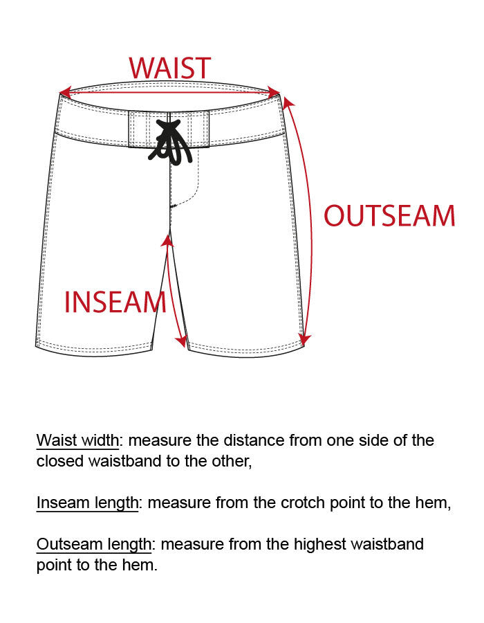 Boardshorts Orange Hybrid 30 - ANGRY LANE