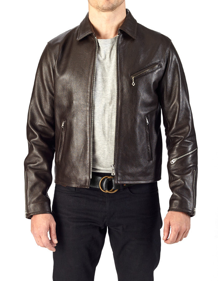 SHIFTER - Leather Blouson Jacket - ANGRY LANE