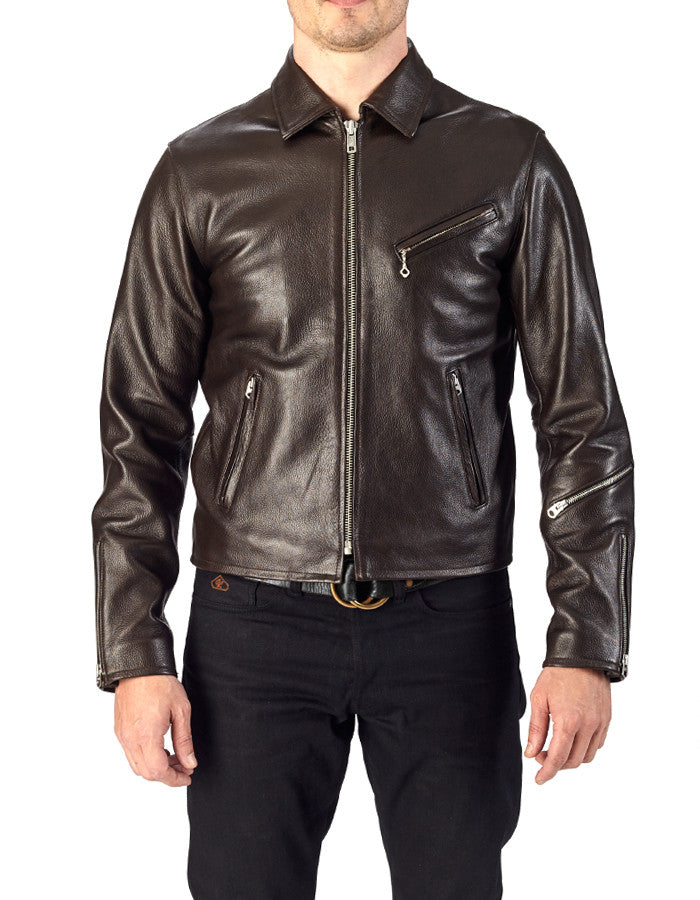 SHIFTER - Leather Blouson Jacket - ANGRY LANE