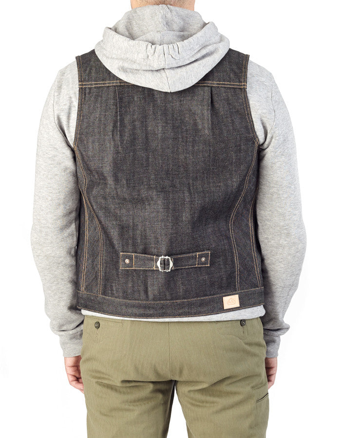 77 Japanese Denim Vest - ANGRY LANE