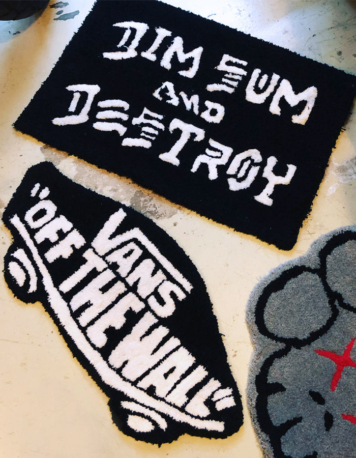 Custom Vans rug by ArtRug - ANGRY LANE