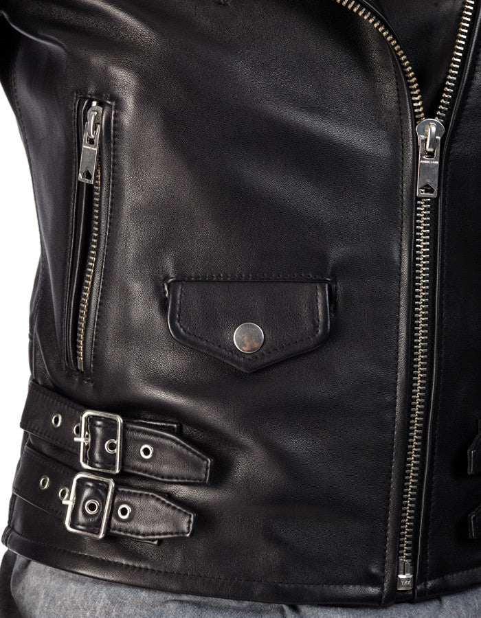 RIN - The Biker Leather Jacket - ANGRY LANE