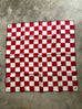 Ruby Silk Scarf – Racing Checker Red/White (Deadstock)