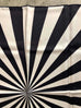 Ruby Silk Scarf – Sunburst Optical (Deadstock)