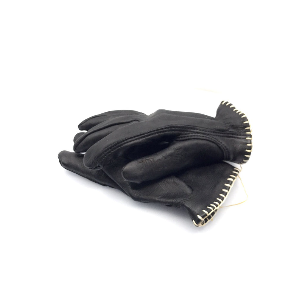 MotoStuka Leather Gloves - Coal - ANGRY LANE