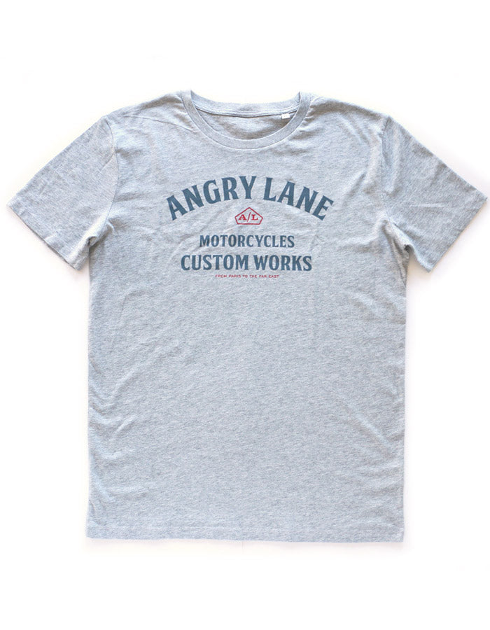 Custom Works Heather Grey T-shirt - ANGRY LANE