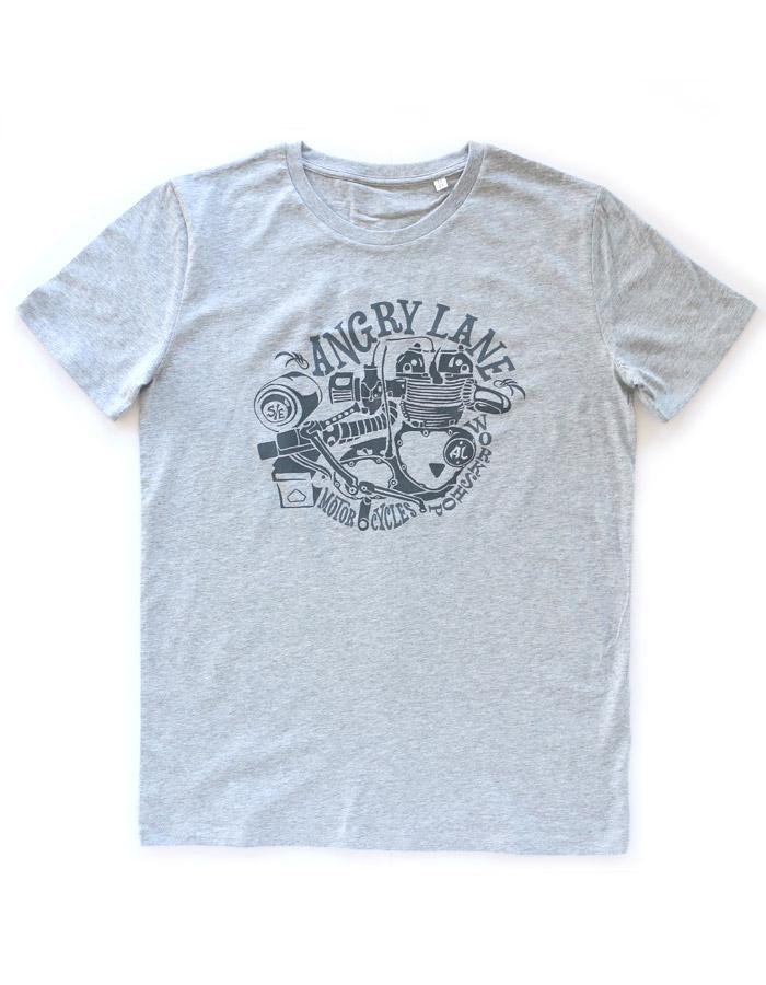 Engine Grey T-shirt – ANGRY LANE