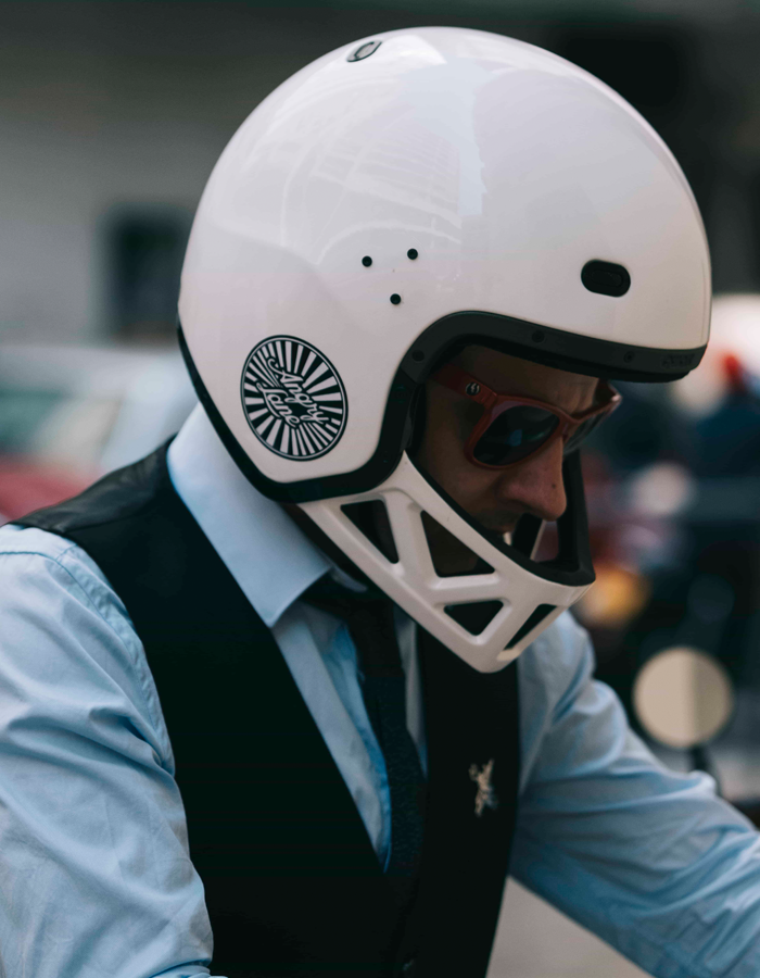 custom motorcycle helmets phoenix Phoenix Custom Very Limited Edition Gloss Titanium – ANGRY LANE