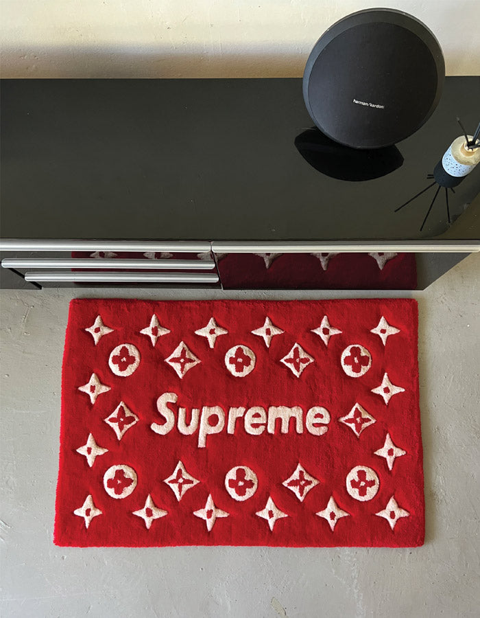 Supereme X Louis Vuitton Ver3 Fashion Brand Area Rug Carpet Living