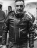 RACER - Leather Biker Jacket - ANGRY LANE
